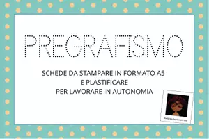 anteprima - Esercizi - PREGRAFISMO - stampa e plastifica in formato A5! - Pagina di copertina