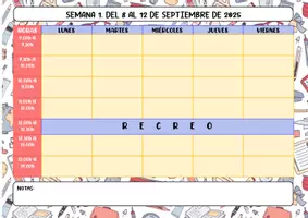 Vista previa - Hojas de trabajo - Temporalización semanal curso 25-26 - página 2