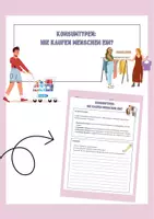 Vorschau - Arbeitsblätter - Konsumtypen - Wie kaufen Menschen ein? - Deckblatt
