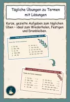Vorschau - Präsentationen/Tafelbilder - Sammlung täglicher Übungen: Terme - Deckblatt