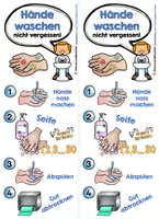 Vorschau - Präsentationen/Tafelbilder - Anleitung für richtiges Händewaschen - Seite 2