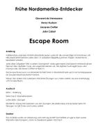 Vorschau - Arbeitsblätter - Frühe Nordamerika-Entdecker (Escape Room) - Seite 1