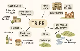 Vorschau - Arbeitsblätter - Arbeitsblätter "Trier" + Lösung & MP3 + Mindmap + Infografik - Seite 3