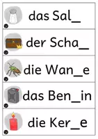 Vorschau - Fördermaterial/Inklusion - Tafelkarten | tz oder z - Seite 3
