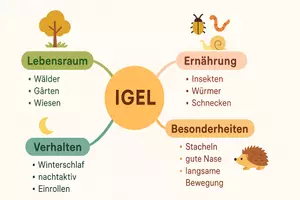 Vorschau - Arbeitsblätter - Arbeitsblätter zum Thema "Igel" + Lösung & MP3 + Mindmap + Infografik - Seite 2