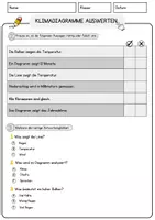 Vorschau - Arbeitsblätter - Klimadiagramme auswerten Arbeitsblätter mit Fragen + Lösungen Erdkunde Lesetext - Seite 2