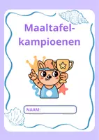 Voorbeeld - Maaltafelkampioenen 2de leerjaar/groep 4 - Pagina 1