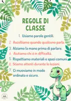 anteprima - Poster - Poster regole della classe - Pagina di copertina