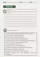 Vorschau - Arbeitsblätter - Persuasive Language: Argumenttypen und Sprachmittel erkennen - Seite 3