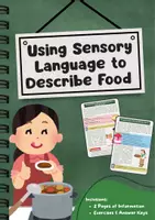 Vorschau - Arbeitsblätter - Sensory Language im Englischunterricht: Essen beschreiben - Deckblatt