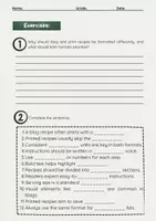 Vorschau - Arbeitsblätter - Rezepte formatieren: Blog and Print Guidelines - Seite 3