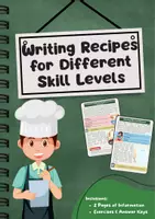 Vorschau - Arbeitsblätter - Recipe Writing: Anpassung an verschiedene Kochstufen - Deckblatt