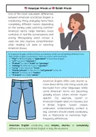 Vorschau - Arbeitsblätter - American English: Unterschiede in Vokabular, Grammatik und Rechtschreibung - Seite 2
