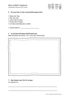 Vorschau - Arbeitsblätter - Mein Gefühls-Tagebuch / Grundschule / Gefühle erkennen & benennen - Seite 3