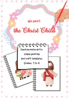 Vorschau - Unterrichtsreihen - Christ Child Craft Activity – Primary School Christmas Project - Deckblatt