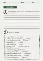 Vorschau - Arbeitsblätter - Tage, Monate & Jahreszeiten – Time Words Englisch - Seite 3