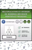 Aperçu - Feuilles d'exercices - Trimino | Multiplication et division de nombres décimaux positifs et négatifs | Activité Mathématique - Page de couverture