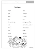 Vorschau - Arbeitsblätter - English summer poem - Sommergedicht Englisch Grundschule - Seite 3
