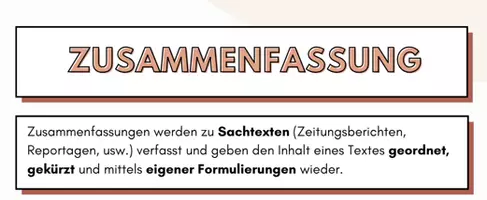 Vorschau - Merkblätter - Handout - Zusammenfassung - Deckblatt