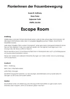 Vorschau - Arbeitsblätter - Pionierinnen der Frauenbewegung (Escape Room) - Seite 1