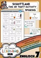 Vorschau - Spiele - SCOTLAND & ITS SIGHTS - This or that? (Speaking activity) - Deckblatt