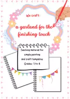 Vorschau - Arbeitsblätter - Printable Back-to-School Garland Activity – First Grade Craft | Einschulung Englisch - Deckblatt