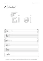 Vorschau - Arbeitsblätter - Druckschrift lernen, Buchstaben schreiben (Buchstabenverbindungen) - Seite 2