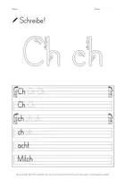 Vorschau - Arbeitsblätter - Druckschrift lernen, Buchstaben schreiben (Buchstabenverbindungen) - Seite 3