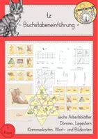 Vorschau - Arbeitsblätter - Buchstabeneinführung tz - Deckblatt