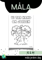 förhandsvisning - MÅLARBILD - JORDENS DAG - försättsblad