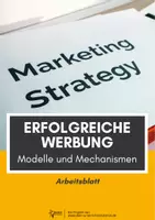 Vorschau - Arbeitsblätter - Werbung: Modelle und Mechanismen (AIDA) - Deckblatt