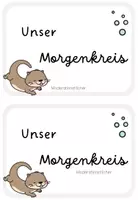 Vorschau - Anderer Materialtyp - Moderationsfächer für den Morgenkreis (Otterklasse) - Seite 1