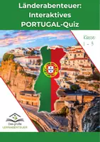 Vorschau - Arbeitsblätter - Länderabenteuer: Das Interaktives PORTUGAL-Quiz - Deckblatt