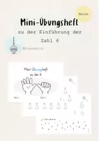 Vorschau - Arbeitsblätter - Mini-Übungsheft 6 Ziffernlehrgang Einführung - Deckblatt