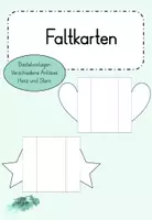 Vorschau - Mal- und Bastelvorlagen - Faltkarten Geschenkkarte - Deckblatt