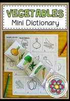 Vorschau - Arbeitsblätter - Vegetables - Mini Dictionary (Leporello) - Deckblatt
