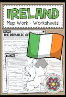 Vorschau - Arbeitsblätter - IRELAND - Map Work (Worksheets) - Deckblatt