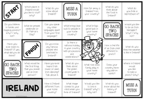 Vorschau - Arbeitsblätter - IRELAND - Conversation Board Game - Seite 2