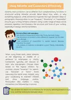 Vorschau - Arbeitsblätter - Adverbs and Connectors: Writing Structure and Clarity - Seite 2