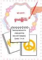 Vorschau - Arbeitsblätter - Printable Graffiti Street-Art Activity – Primary School Craft - Deckblatt