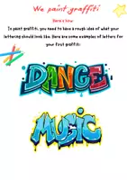 Vorschau - Arbeitsblätter - Printable Graffiti Street-Art Activity – Primary School Craft - Seite 2