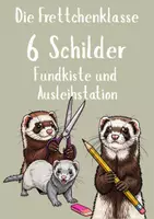Vorschau - Poster - Die Frettchenklasse - 6 Schilder für Fundkiste & Ausleihstation - Deckblatt
