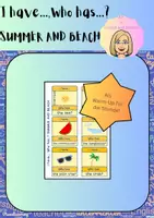 Vorschau - Spiele - I have..., who has...? - summer and beach - Deckblatt