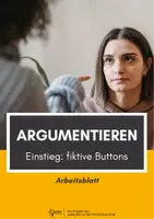 Vorschau - Arbeitsblätter - Argumentieren: Einstieg mit Buttons - Deckblatt