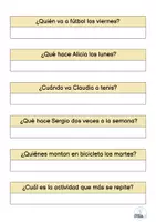 Vista previa - Hojas de trabajo - Comprensión lectura y organización temporal - página 2