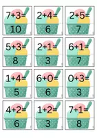 Vorschau - Spiele - Legespiel Addition im Zahlenraum bis 10 - Seite 2