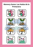 Vista previa - Juegos / Gamificación - Memory Game: Las hadas de la Primavera - Portada