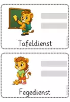 Vorschau - Bildkarten - Klassendienste für eine Löwenklasse - Seite 2