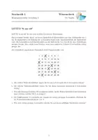 Vorschau - Arbeitsblätter - Hypergeometrische Verteilung Lottospiel - Seite 1