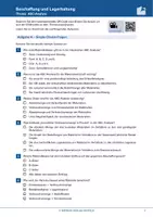 Vorschau - Arbeitsblätter - Modul 1: Beschaffung und Lagerhaltung - ABC-Analyse - Seite 1